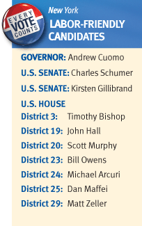 NY Labor Friendly Candidate