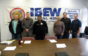 employees of the Manitoba Lottery organized with the IBEW Local 435