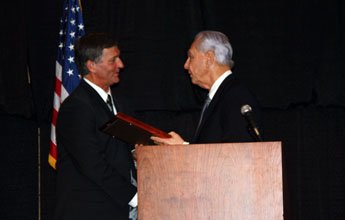 IBEW President Ed Hill and Local 405 Business Manager Bill Hanes